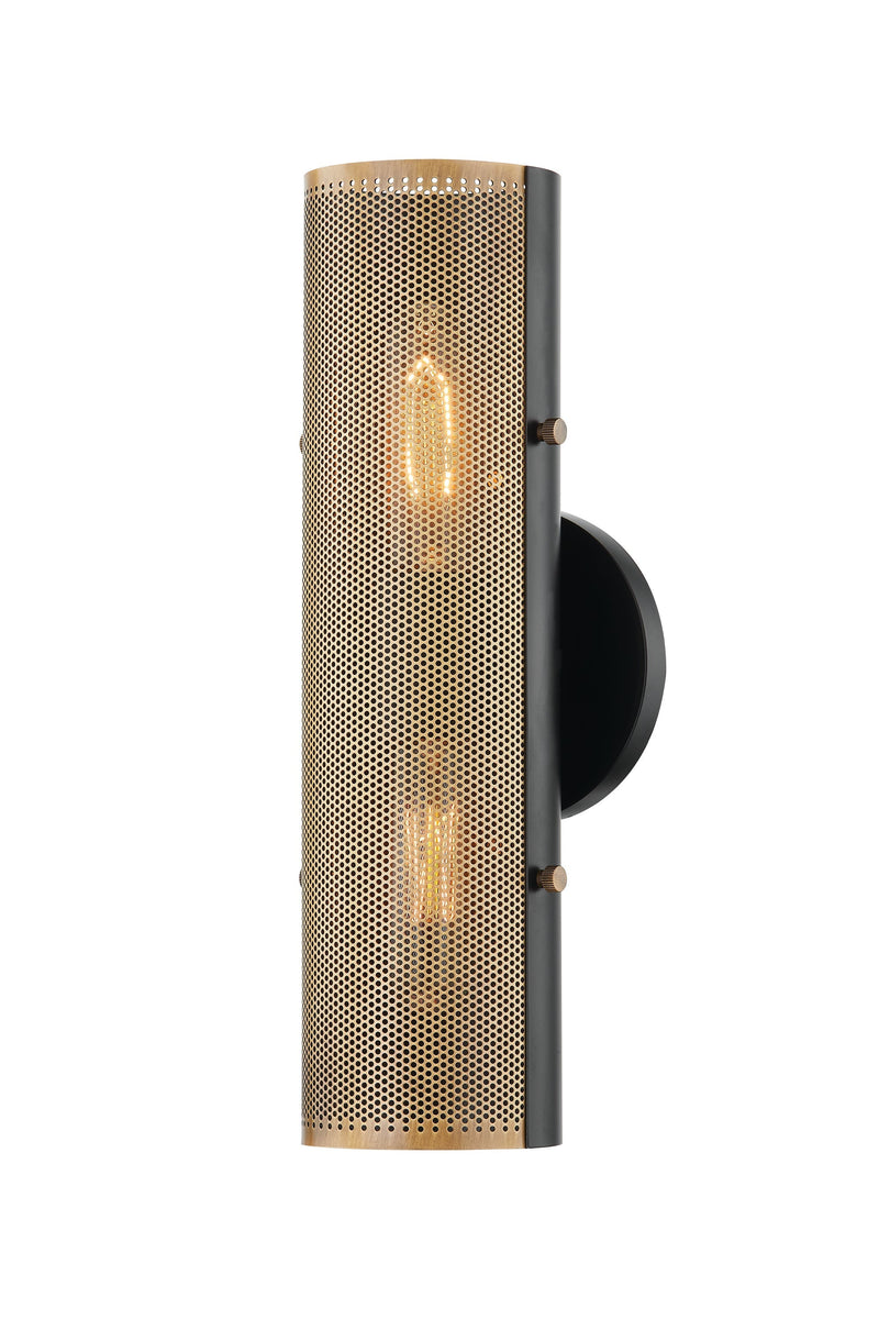 Lighting - Wall Sconce Mikka 2 Light Wall Sconce // Patina Brass 