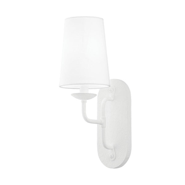 Lighting - Wall Sconce Moe 1 Light Wall Sconce // Gesso White 