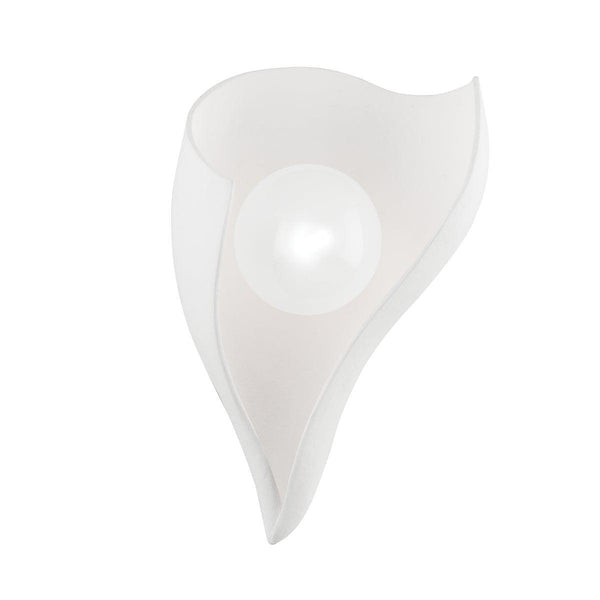 Lighting - Wall Sconce Moonstone 1 Light Wall Sconce // Gesso White 