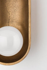 Lighting - Wall Sconce Nathan 1 Light Wall Sconce // Aged Brass 