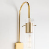 Lighting - Wall Sconce Nettie 1 Light Wall Sconce with Plug // Aged Brass 