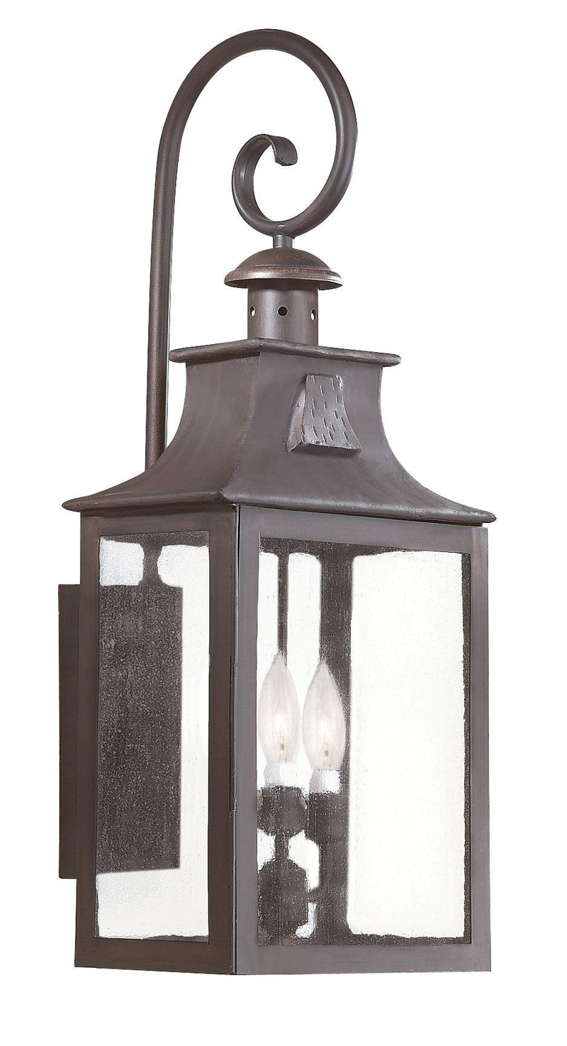 Lighting - Wall Sconce Newton 3lt Wall Lantern Large // Old Bronze 