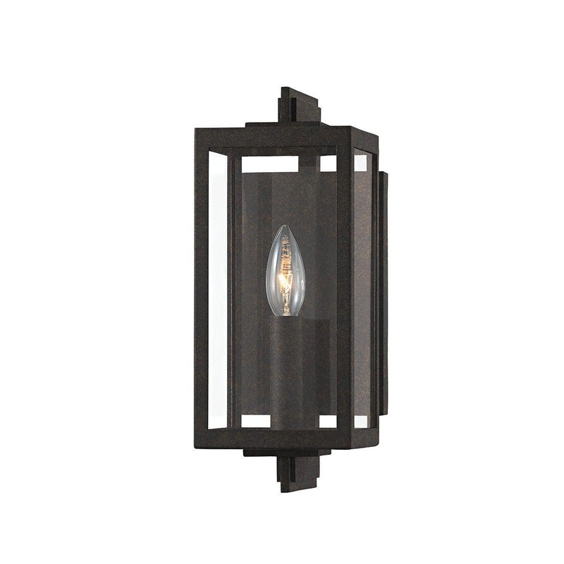 Lighting - Wall Sconce Nico 1 Light Exterior Wall Sconce // French Iron 