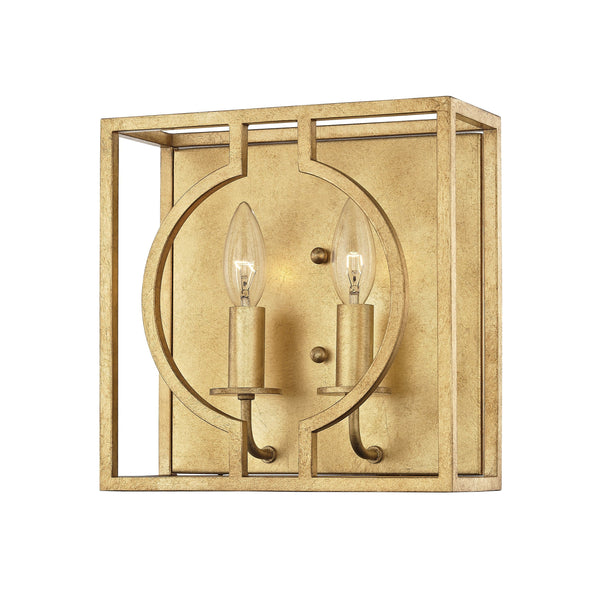 Lighting - Wall Sconce Octavio 2 Light Wall Sconce // Gold Leaf 