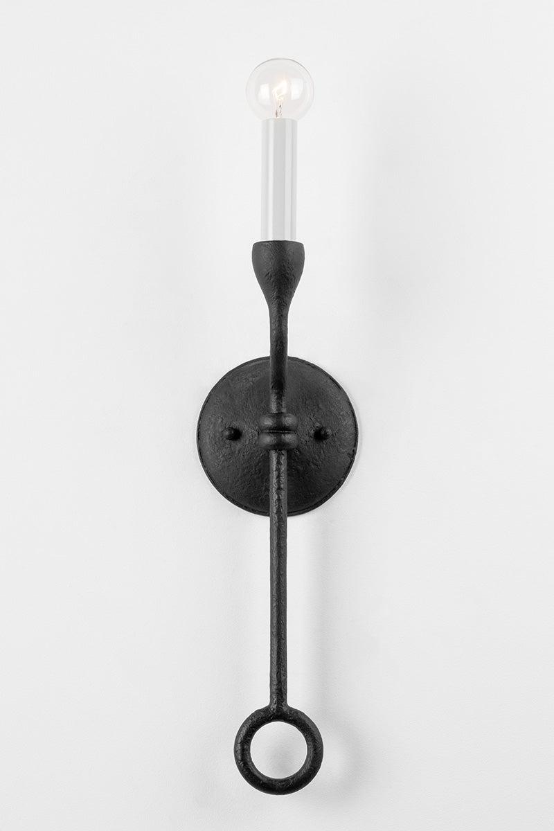 Lighting - Wall Sconce Orson 1 Light Wall Sconce // Black Iron 