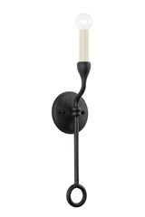 Lighting - Wall Sconce Orson 1 Light Wall Sconce // Black Iron 