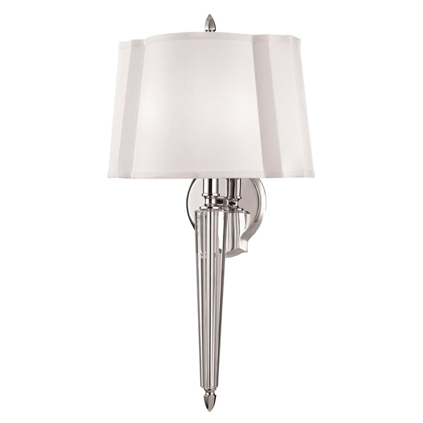 Lighting - Wall Sconce Oyster Bay 2 Light Wall Sconce // Polished Nickel 