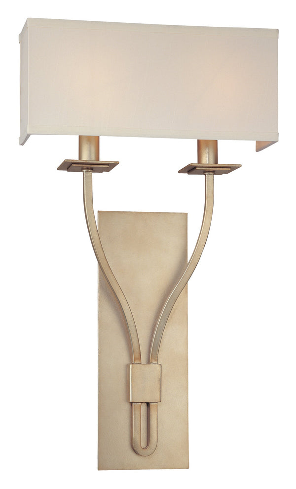 Lighting - Wall Sconce Palladium 2lt Wall Sconce // Silver Leaf 