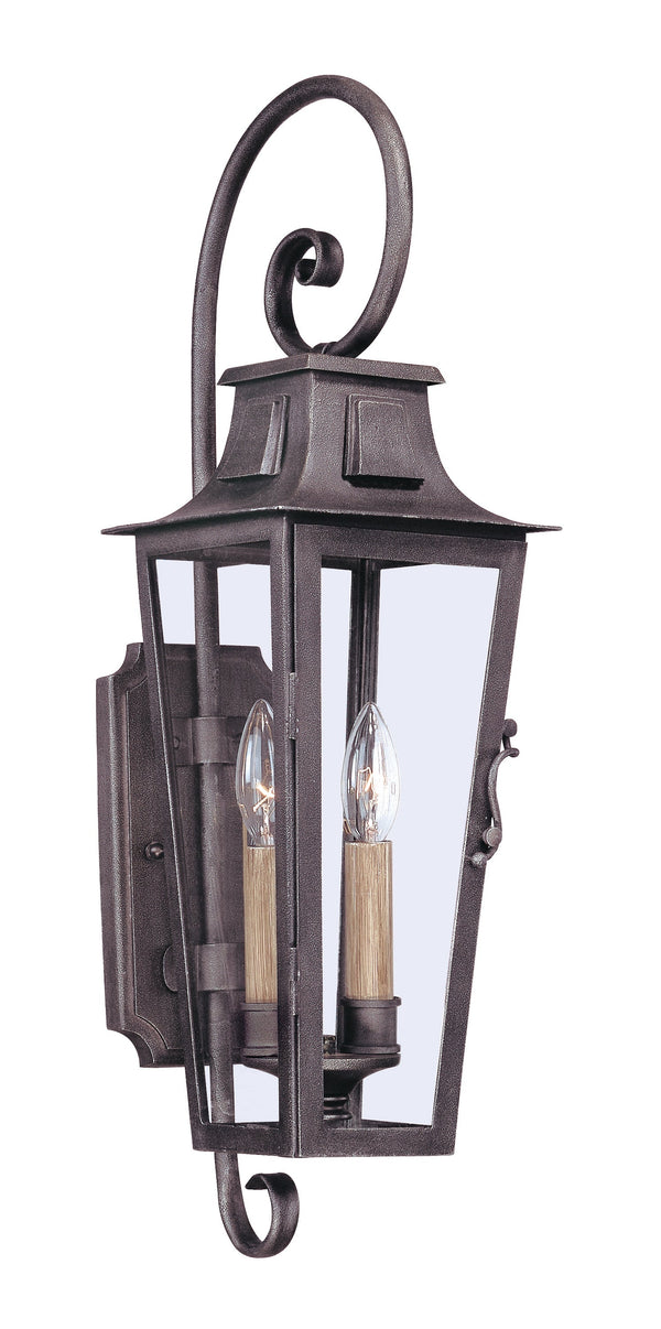 Lighting - Wall Sconce Parisian Square 2lt Wall Lantern Medium // Aged Pewter 