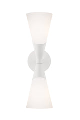 Lighting - Wall Sconce Parker 2 Light Wall Sconce // White 