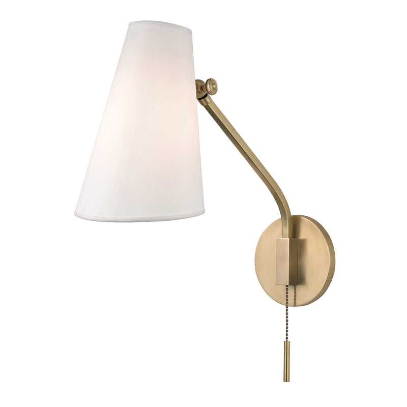 Lighting - Wall Sconce Patten 1 Light Swing Arm Wall Sconce // Aged Brass 