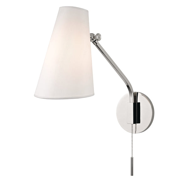 Lighting - Wall Sconce Patten 1 Light Swing Arm Wall Sconce // Polished Nickel 