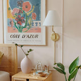 Lighting - Wall Sconce Patti 1 Light Wall Sconce with Plug // Aged Brass 