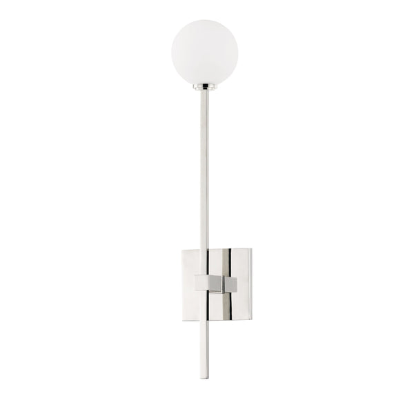 Lighting - Wall Sconce Pellar 1 Light Wall Sconce // Polished Nickel 