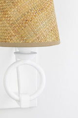 Lighting - Wall Sconce Pendelton 1 Light Wall Sconce // White Plaster 