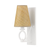 Lighting - Wall Sconce Pendelton 1 Light Wall Sconce // White Plaster 