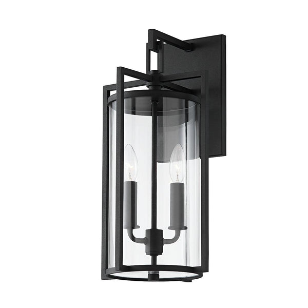 Lighting - Wall Sconce Percy 2 Light Medium Exterior Wall Sconce // Textured Black 