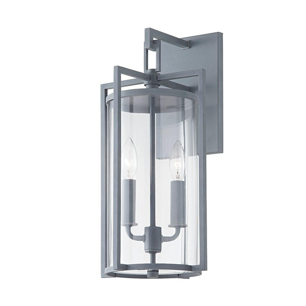 Lighting - Wall Sconce Percy 2 Light Medium Exterior Wall Sconce // Weathered Zinc 