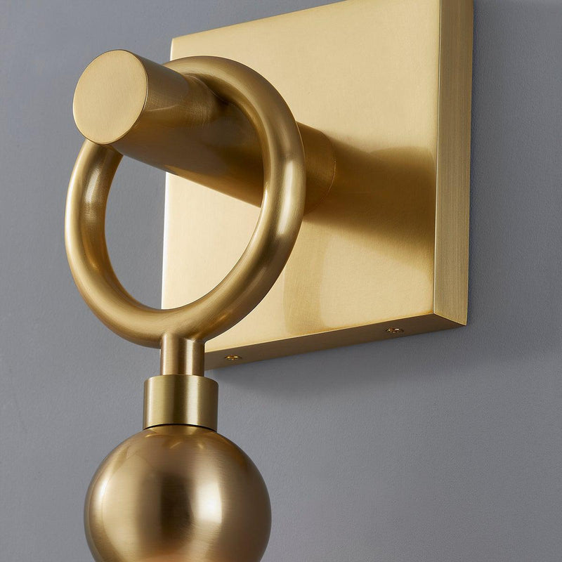 Lighting - Wall Sconce Perrin 1 Light Wall Sconce // Aged Brass 