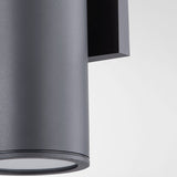 Lighting - Wall Sconce Perry 1 Light Exterior Wall Sconce // Textured Black // Large 