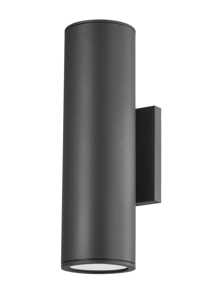 Lighting - Wall Sconce Perry 1 Light Exterior Wall Sconce // Textured Black // Large 