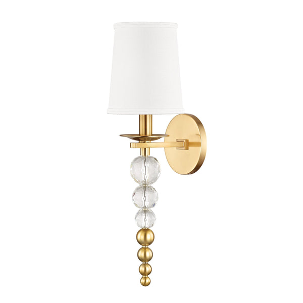 Lighting - Wall Sconce Persis 1 Light Wall Sconce // Aged Brass 