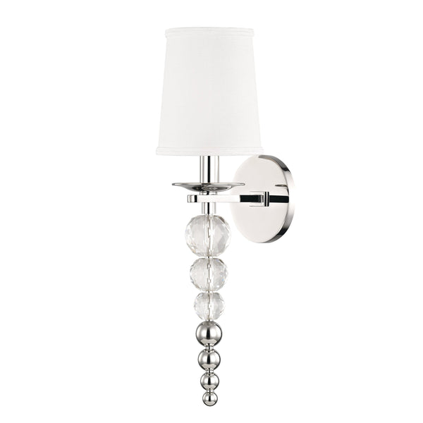 Lighting - Wall Sconce Persis 1 Light Wall Sconce // Polished Nickel 