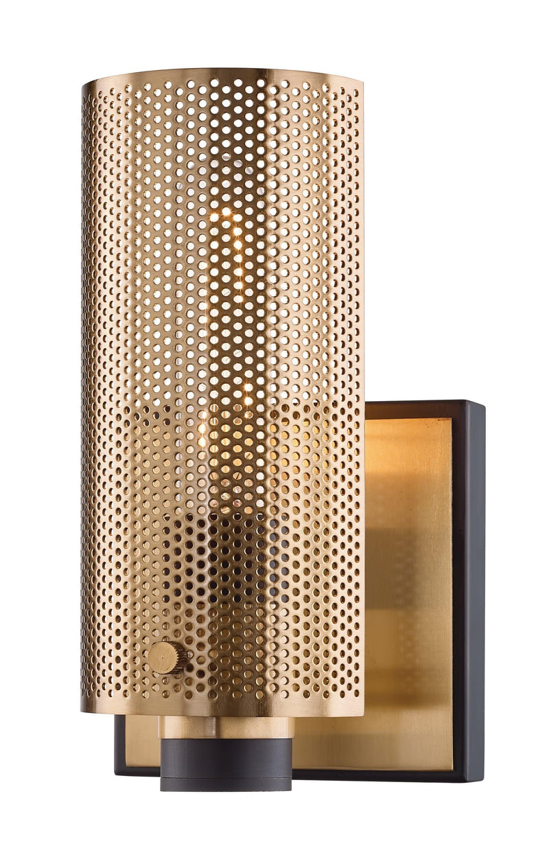 Lighting - Wall Sconce Pilsen 1lt Wall Sconce // Modern Bronze and Aged Brass 