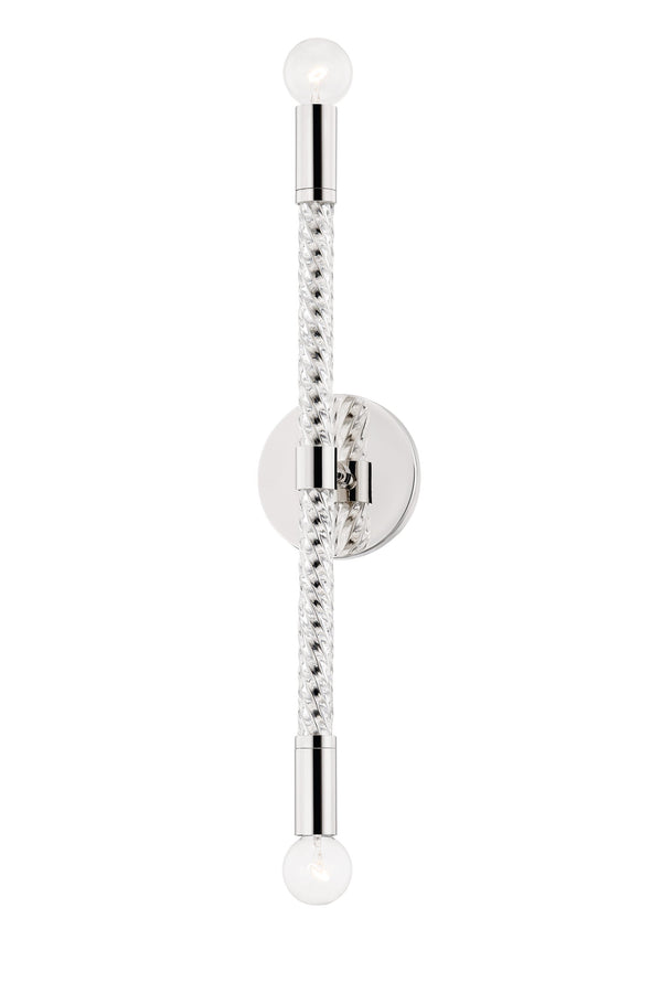 Lighting - Wall Sconce Pippin 2 Light Wall Sconce // Polished Nickel 