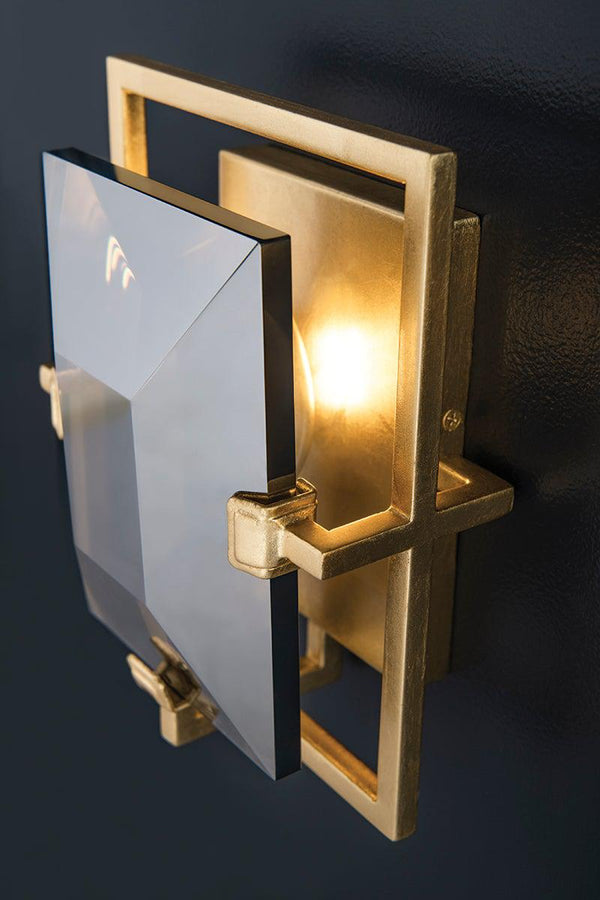 Lighting - Wall Sconce Prism 1lt Wall Sconce // Gold Leaf // Large 