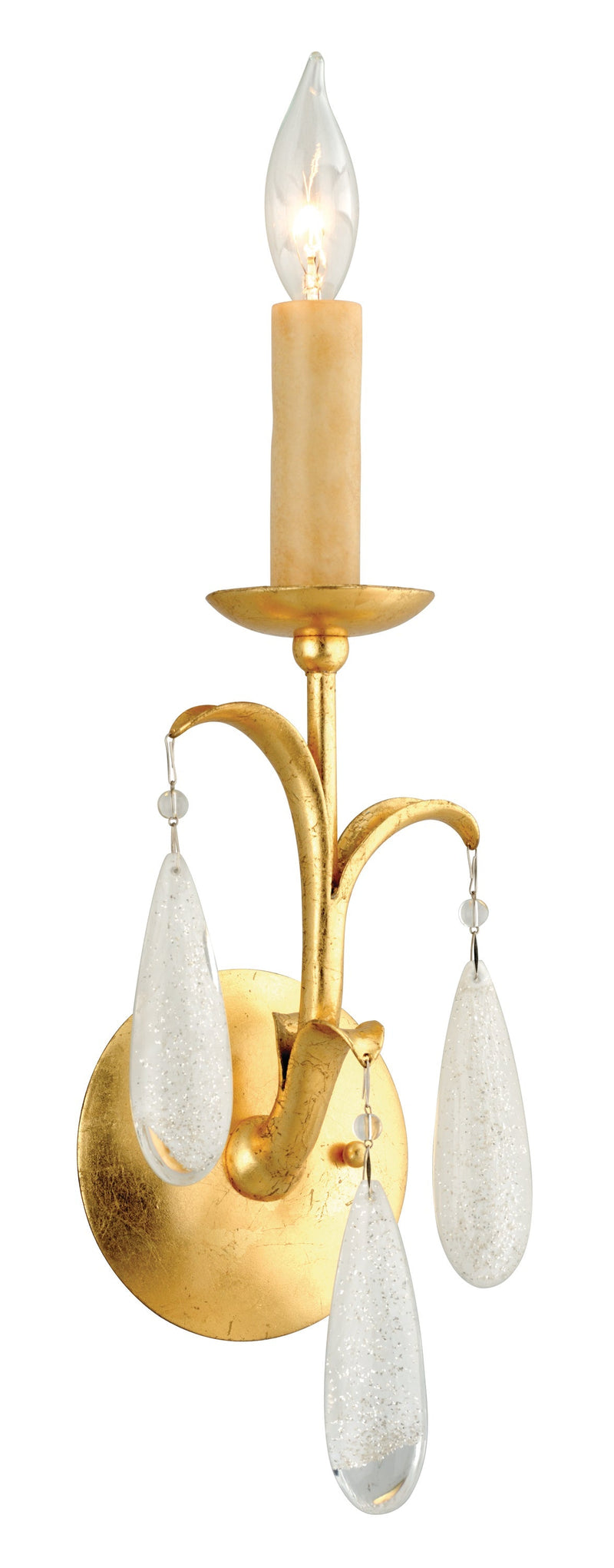 Lighting - Wall Sconce Prosecco 1lt Wall Sconce // Gold Leaf // Small 