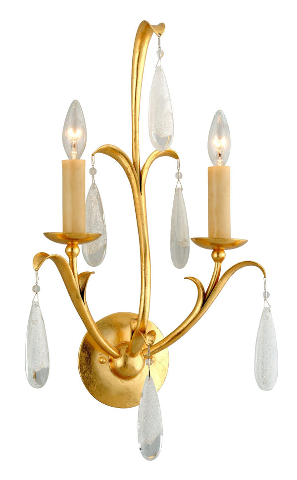 Lighting - Wall Sconce Prosecco 2lt Wall Sconce // Gold Leaf 