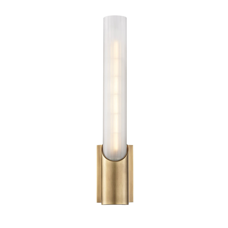 Lighting - Wall Sconce Pylon 1 Light Wall Sconce // Aged Brass 