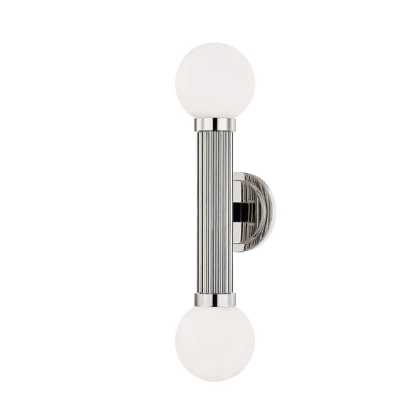 Lighting - Wall Sconce Reade 2 Light Wall Sconce // Polished Nickel 