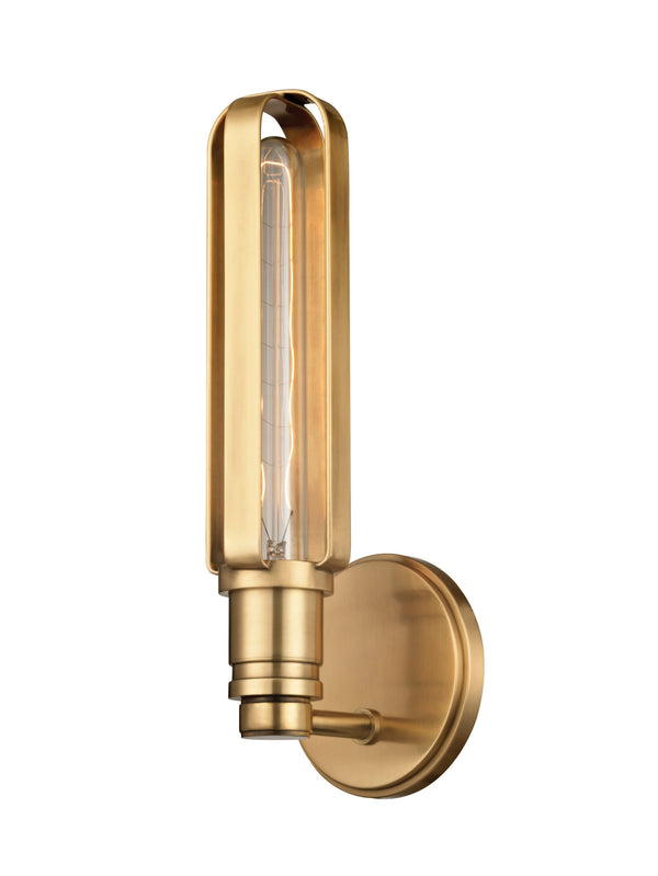 Lighting - Wall Sconce Red Hook 1 Light Wall Sconce // Aged Brass // Large 