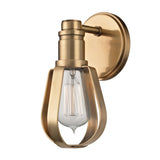 Lighting - Wall Sconce Red Hook 1 Light Wall Sconce // Aged Brass // Small 