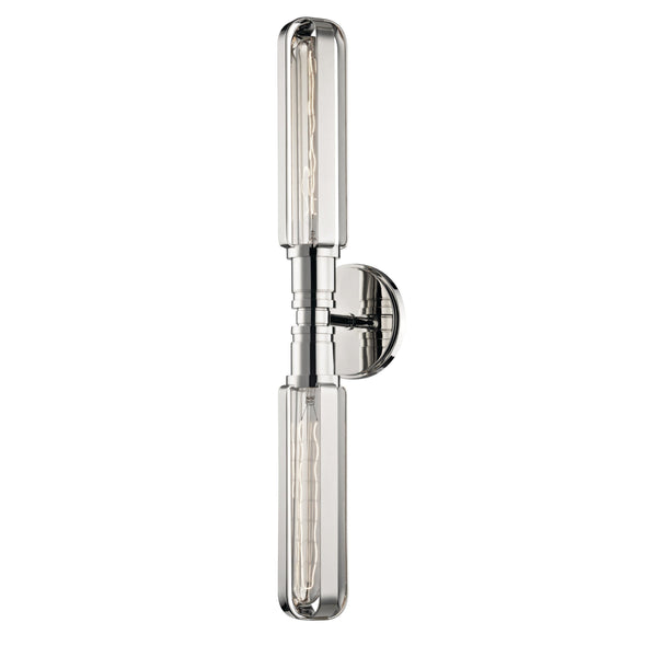 Lighting - Wall Sconce Red Hook 2 Light Wall Sconce // Polished Nickel 
