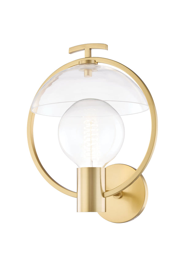 Lighting - Wall Sconce Ringo 1 Light Wall Sconce // Aged Brass 