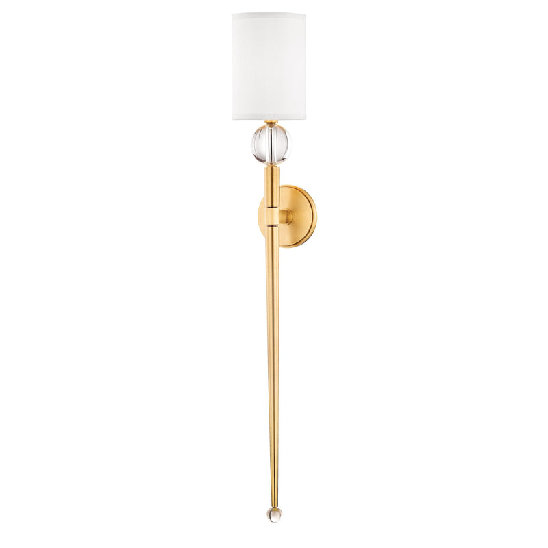 Lighting - Wall Sconce Rockland 1 Light Wall Sconce // Aged Brass // Large 