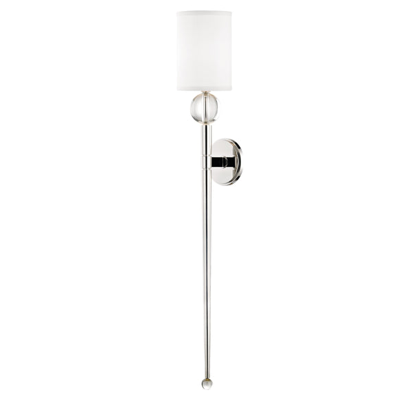 Lighting - Wall Sconce Rockland 1 Light Wall Sconce // Polished Nickel // Large 