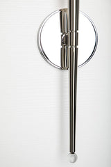 Lighting - Wall Sconce Rockland 1 Light Wall Sconce // Polished Nickel // Small 