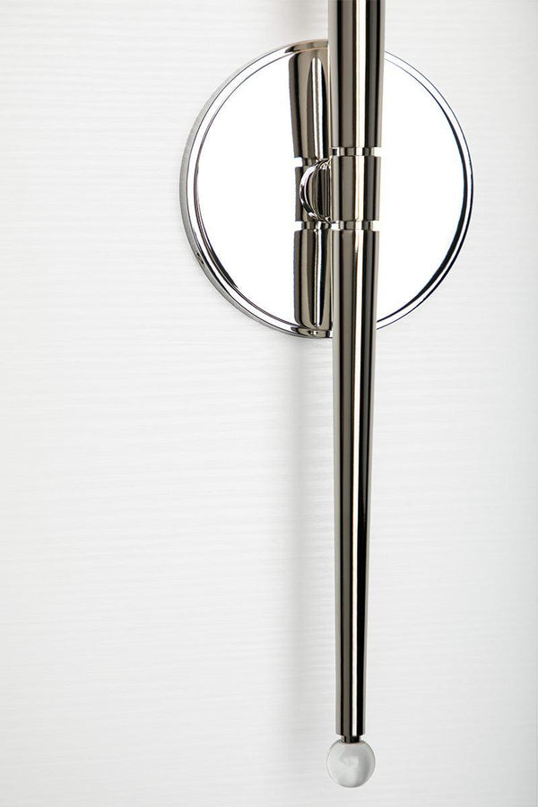 Lighting - Wall Sconce Rockland 1 Light Wall Sconce // Polished Nickel // Small 