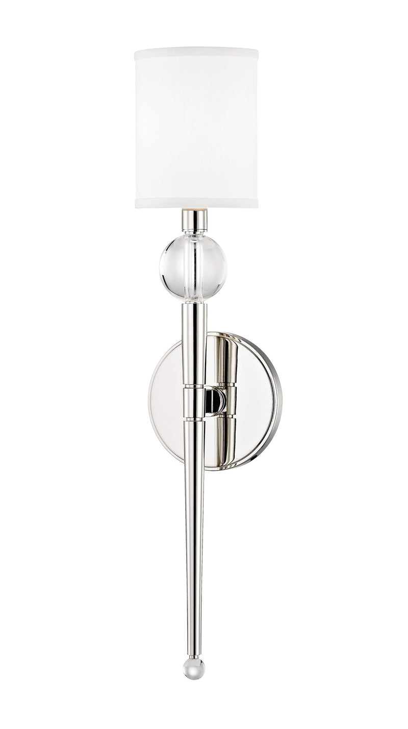 Lighting - Wall Sconce Rockland 1 Light Wall Sconce // Polished Nickel // Small 