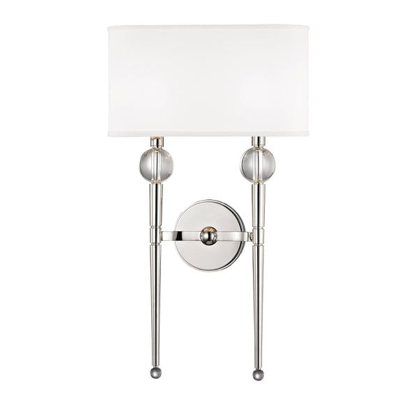 Lighting - Wall Sconce Rockland 2 Light Wall Sconce // Polished Nickel 