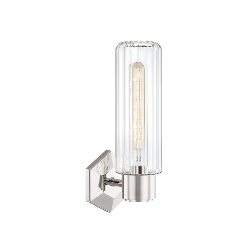 Lighting - Wall Sconce Roebling 1 Light Wall Sconce // Polished Nickel 