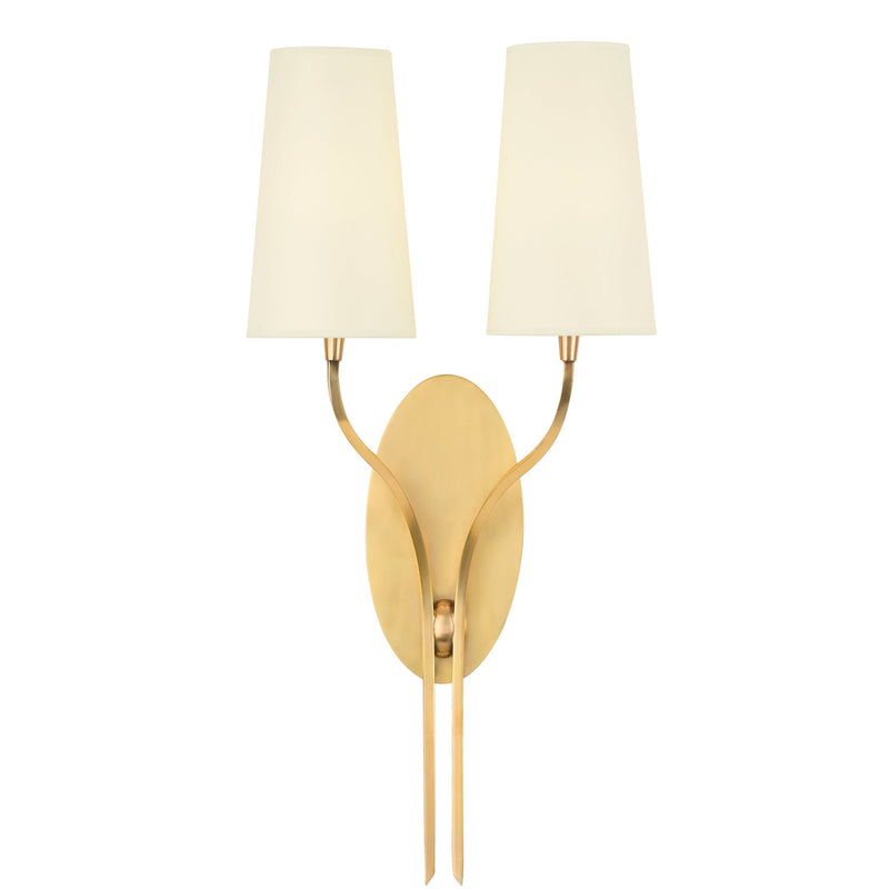 Lighting - Wall Sconce Rutland 2 Light Wall Sconce // Aged Brass 