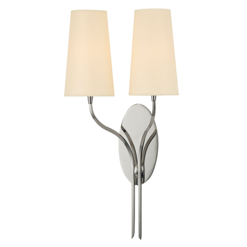 Lighting - Wall Sconce Rutland 2 Light Wall Sconce // Polished Nickel 