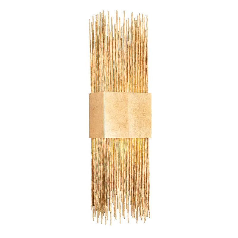 Lighting - Wall Sconce Sabine 2 Light Wall Sconce // Vintage Gold Leaf 