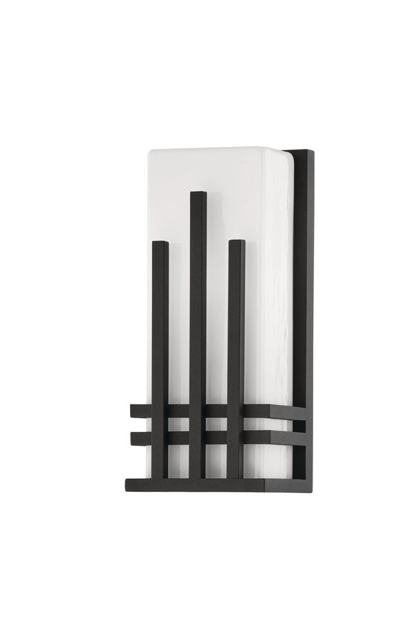 Lighting - Wall Sconce San Mateo 1 Light Small Exterior Wall Sconce // Textured Black 