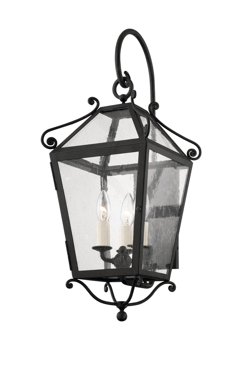 Lighting - Wall Sconce Santa Barbara County 3 Light Medium Exterior Wall Sconce // French Iron 